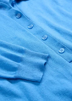 bonprix bonprix Jersey tipo polo con seda azul glaciar Hot
