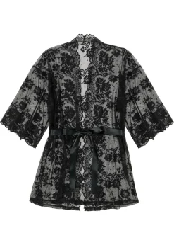 bonprix VENUS Kimono Negro Clearance