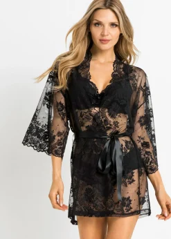 bonprix VENUS Kimono Negro Clearance