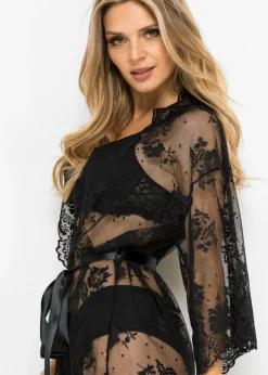 bonprix VENUS Kimono Negro Clearance