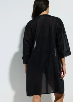 bonprix bonprix Kimono de playa Negro Online