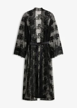 bonprix VENUS Kimono largo Negro Sale