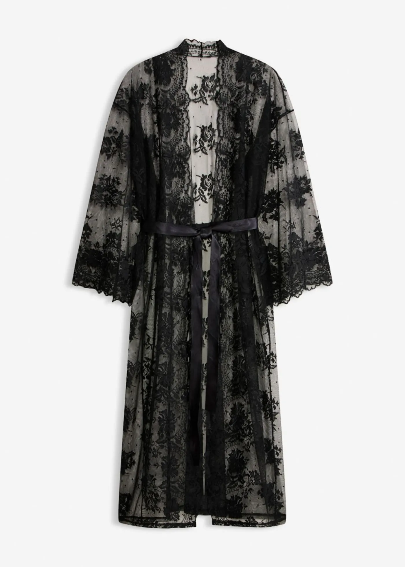 bonprix VENUS Kimono largo Negro Sale