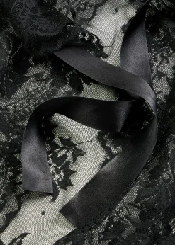 bonprix VENUS Kimono largo Negro Sale