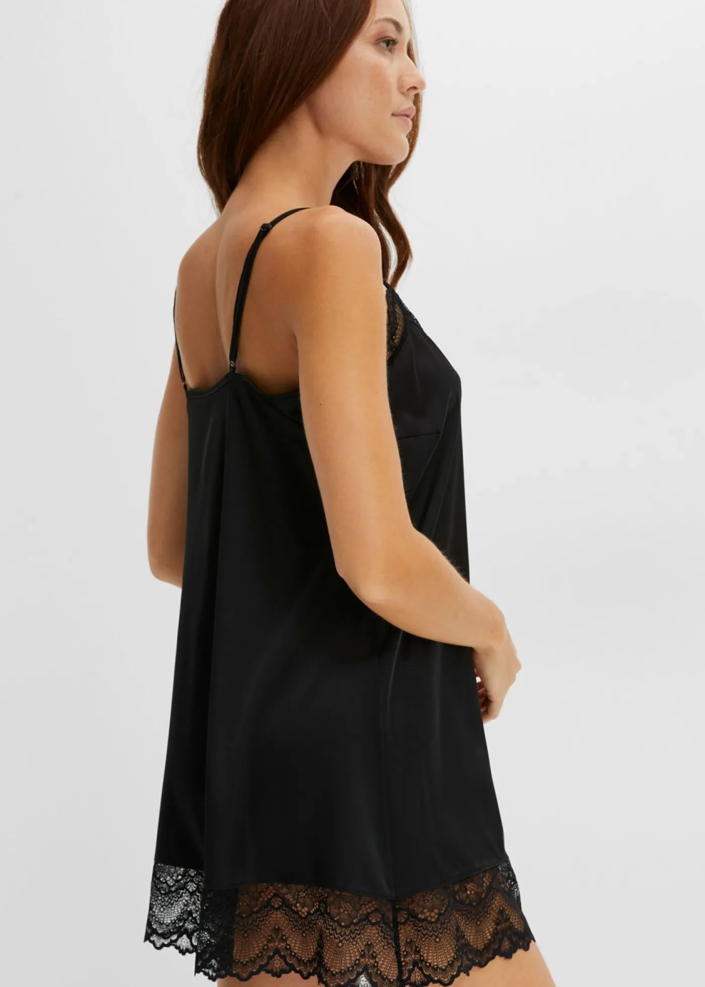 bonprix bonprix Kimono y Negligé (conjunto de 2 piezas) Negro New