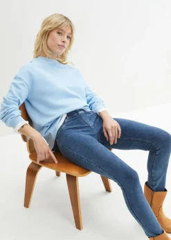 bonprix bonprix Leggings con aspecto de vaquero Azul Sale