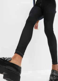bonprix bonprix Leggings con aspecto de vaquero denim negro