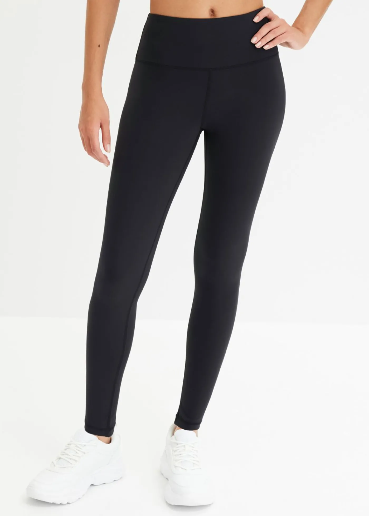 bonprix bonprix Leggings deportivos ligeros con cinturilla cómoda Negro New