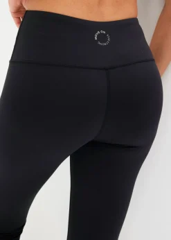 bonprix bonprix Leggings deportivos ligeros con cinturilla cómoda Negro New