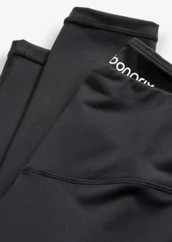bonprix bonprix Leggings deportivos moldeadores de algodón resistente Gris-negro Hot