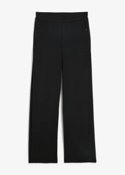 bonprix bonprix Leggings deportivos todoterreno con bolsillos con cremallera Negro New