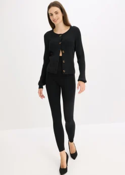 bonprix bpc bonprix collection Leggings moldeadores tipo media sin costuras Negro Sale