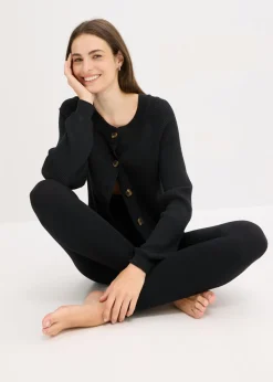 bonprix bpc bonprix collection Leggings moldeadores tipo media sin costuras Negro Sale