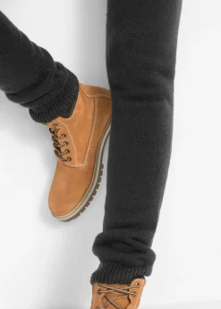 bonprix bonprix Leggings térmico con terminaciones en canalé Negro Clearance