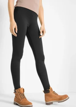 bonprix bonprix Leggings térmicos con cinturilla cómoda Negro