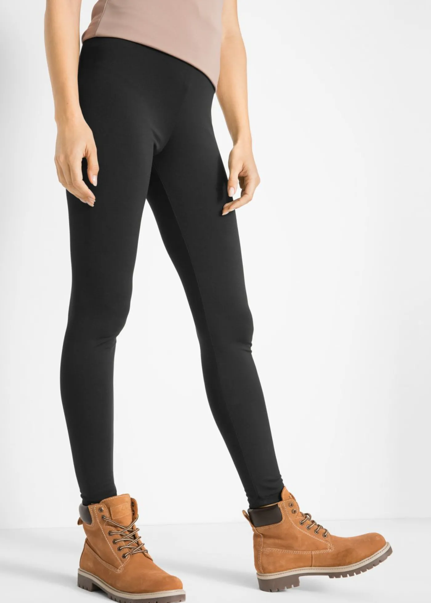 bonprix bonprix Leggings térmicos con cinturilla cómoda Negro