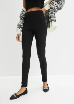 bonprix bonprix Leggings térmicos de talle alto con cintura alta y cómoda Negro Clearance