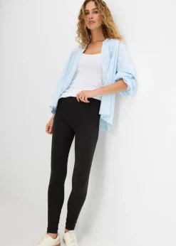 bonprix bonprix Leggings (2 unidades) Negro-negro Online