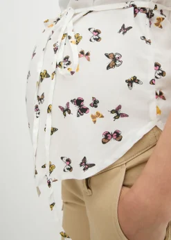 bonprix bonprix Ligera blusa premamá de viscosa Blanco lana