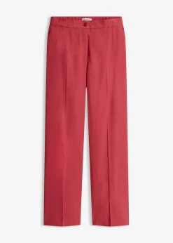 bonprix bonprix Ligero pantalón Marlene con viscosa Cereza Online