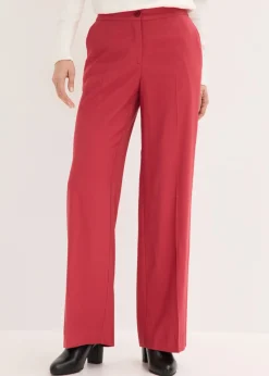 bonprix bonprix Ligero pantalón Marlene con viscosa Cereza Online