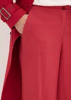 bonprix bonprix Ligero pantalón Marlene con viscosa Cereza Online