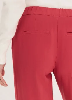 bonprix bonprix Ligero pantalón Marlene con viscosa Cereza Online