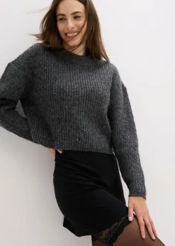 bonprix bonprix Medias de sujeción con encaje 20 den Negro Outlet