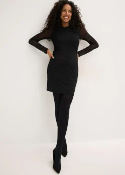 bonprix bonprix Medias negras sin entrepierna Negro Outlet