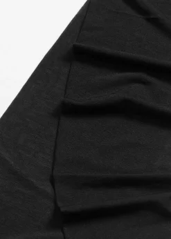 bonprix bonprix Medias opacas con efecto push up + Belly Control + cintura cómoda + compresión, 50 DEN Negro New