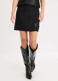 bonprix bonprix Minifalda Negro Discount