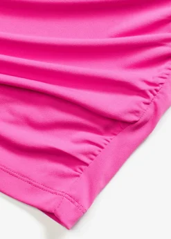 bonprix bonprix Minifalda con fruncidos fucsia Online