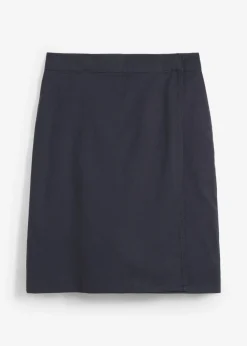bonprix bonprix Minifalda de sarga Azul oscuro Online