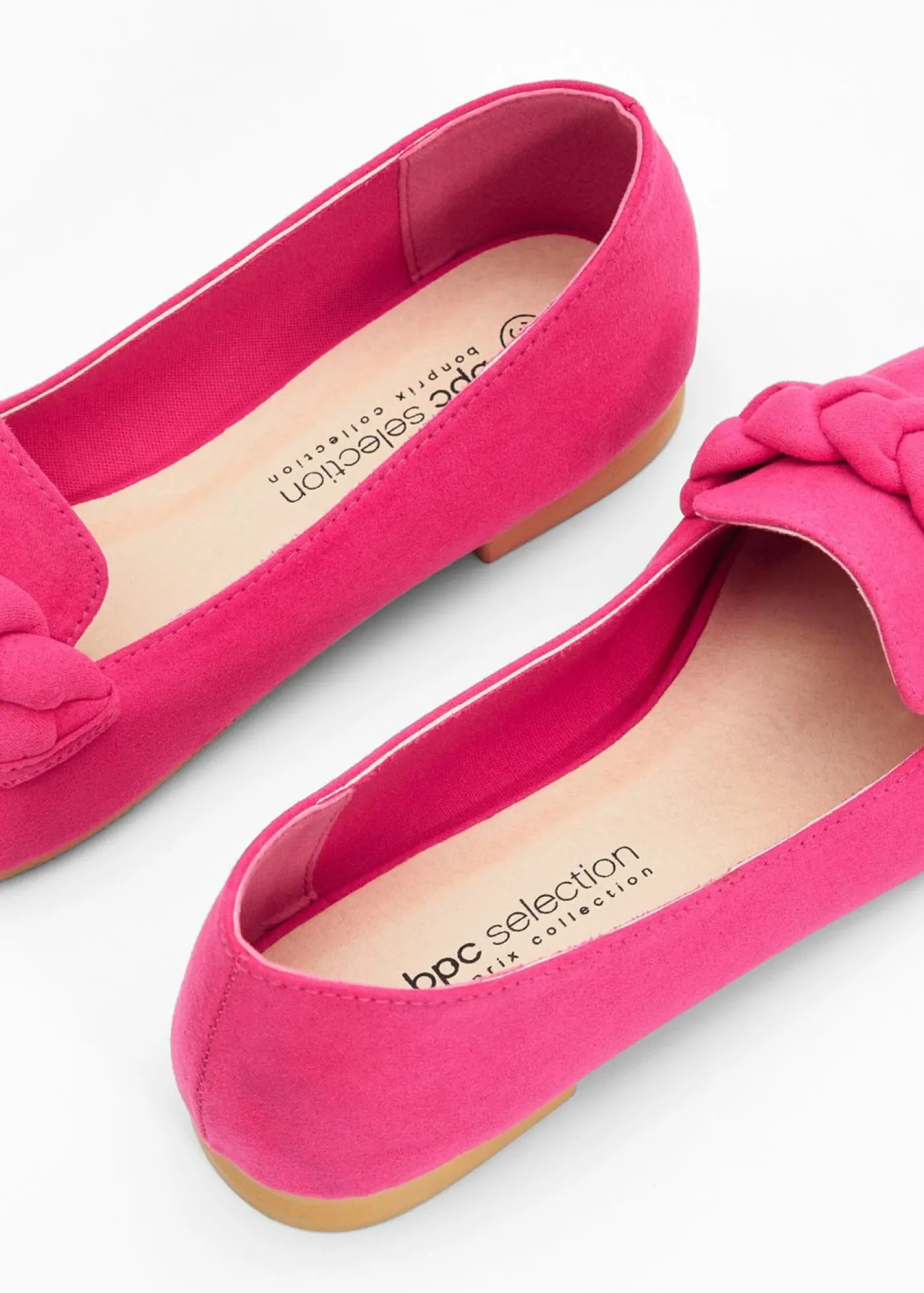 bonprix bonprix Mocasines con detalles trenzados Pink lady Outlet