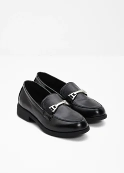 bonprix bonprix Mocasines con hebilla Negro Outlet