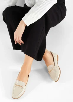 bonprix bonprix Mocasines con hebilla Arena claro Best