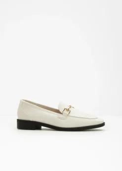 bonprix bonprix Mocasines con hebilla blanco perla Sale