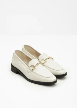 bonprix bonprix Mocasines con hebilla blanco perla Sale