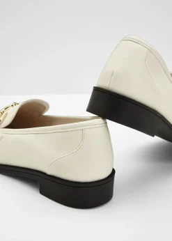 bonprix bonprix Mocasines con hebilla blanco perla Sale