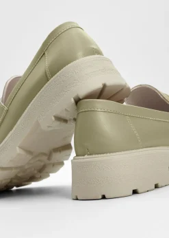 bonprix bonprix Mocasín chunky con suela ligera Caqui ahumado Online