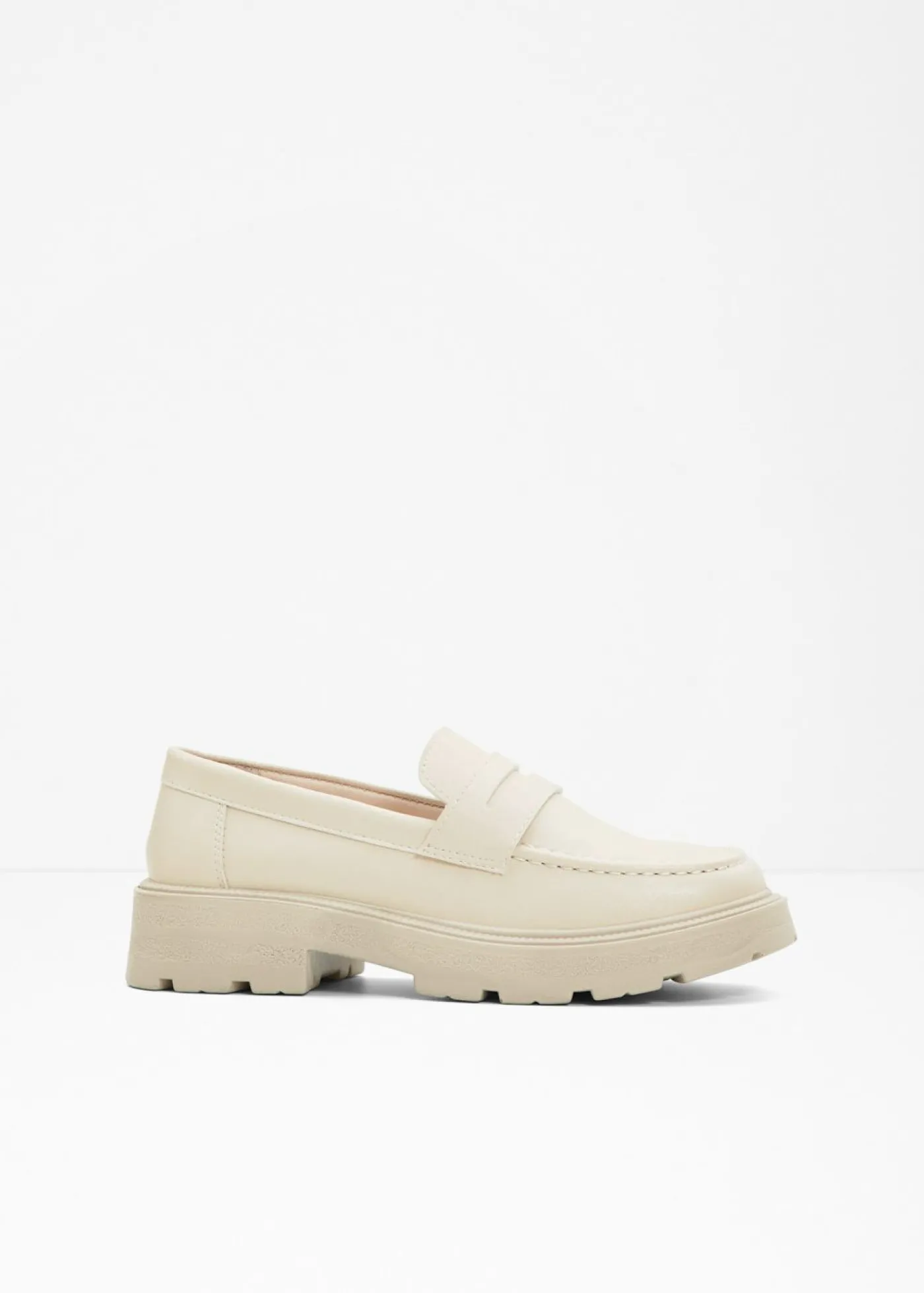 bonprix bonprix Mocasín chunky con suela ligera Beige Hot