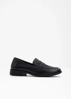bonprix bonprix Mocasín de piel Negro New