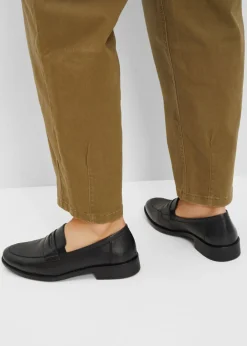 bonprix bonprix Mocasín de piel Negro New