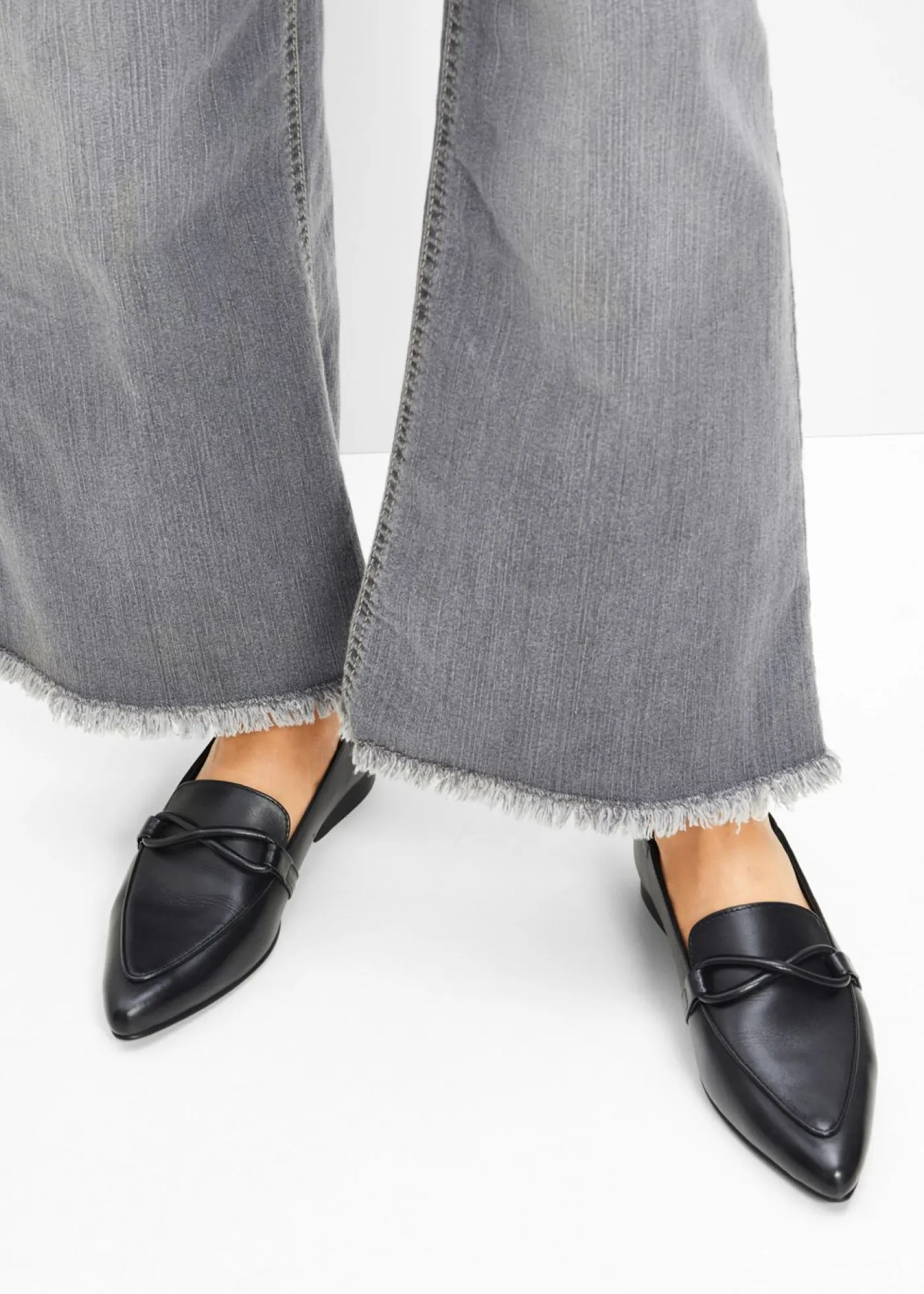 bonprix bonprix Mocasín de piel Negro New