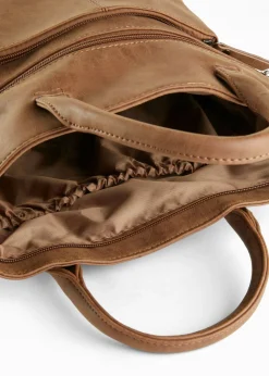 bonprix bonprix Mochila con bolsillos exteriores Coñac