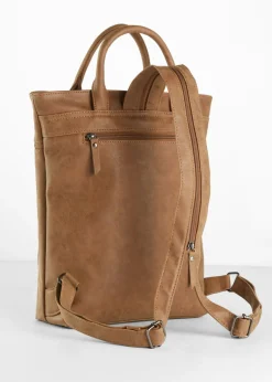 bonprix bonprix Mochila con bolsillos exteriores Coñac
