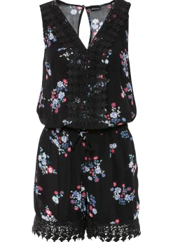 bonprix bonprix Mono Negro con flores Clearance