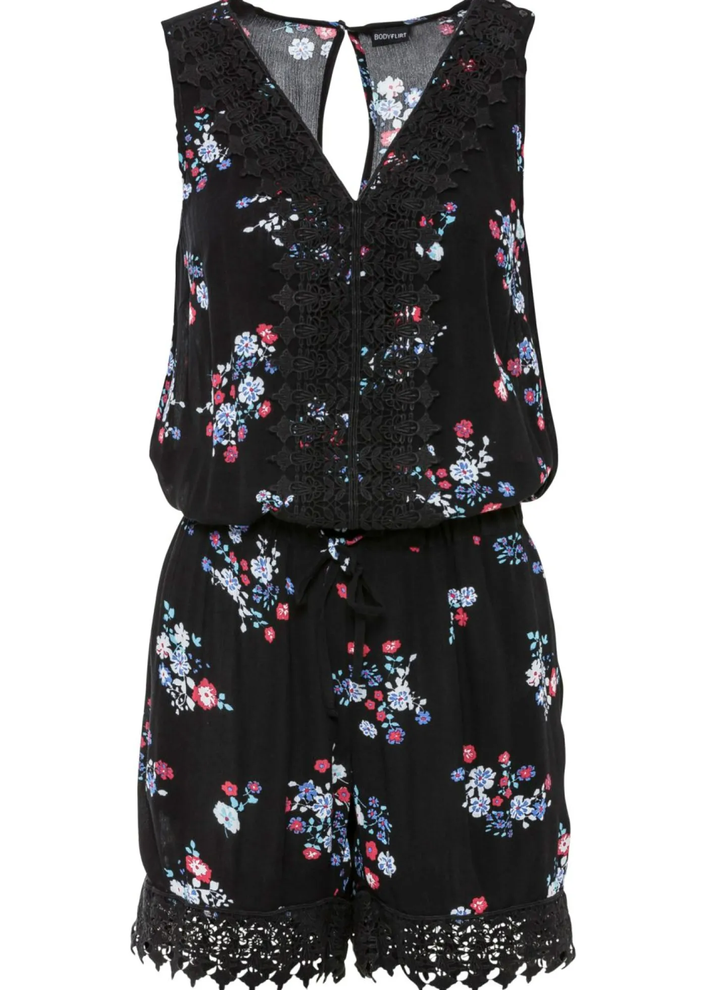 bonprix bonprix Mono Negro con flores Clearance