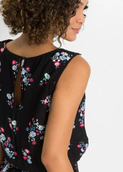 bonprix bonprix Mono Negro con flores Clearance