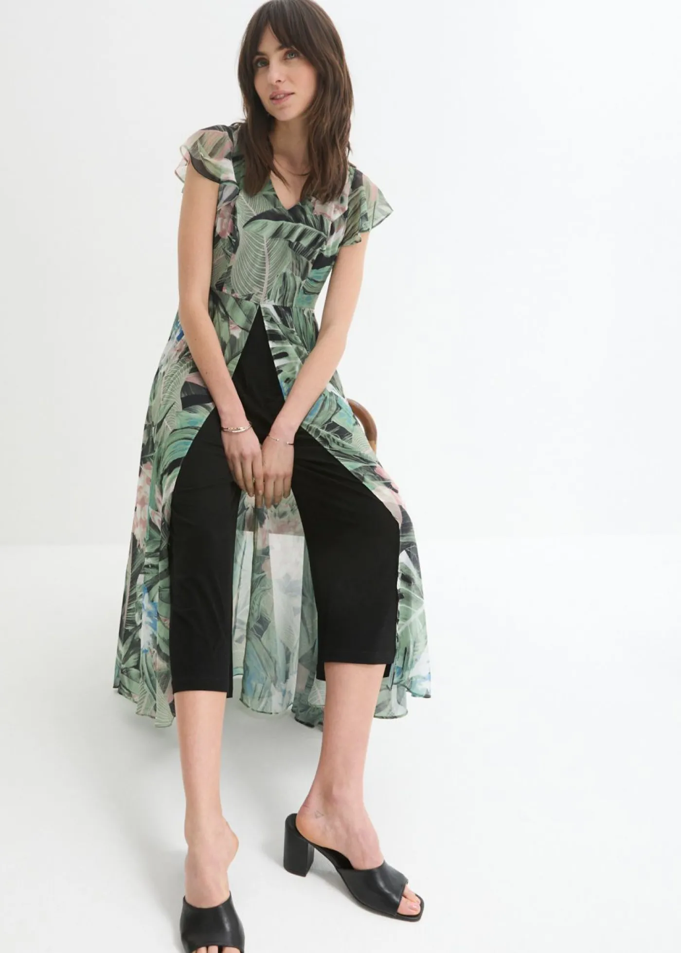 bonprix bonprix Mono oliva - negro Clearance